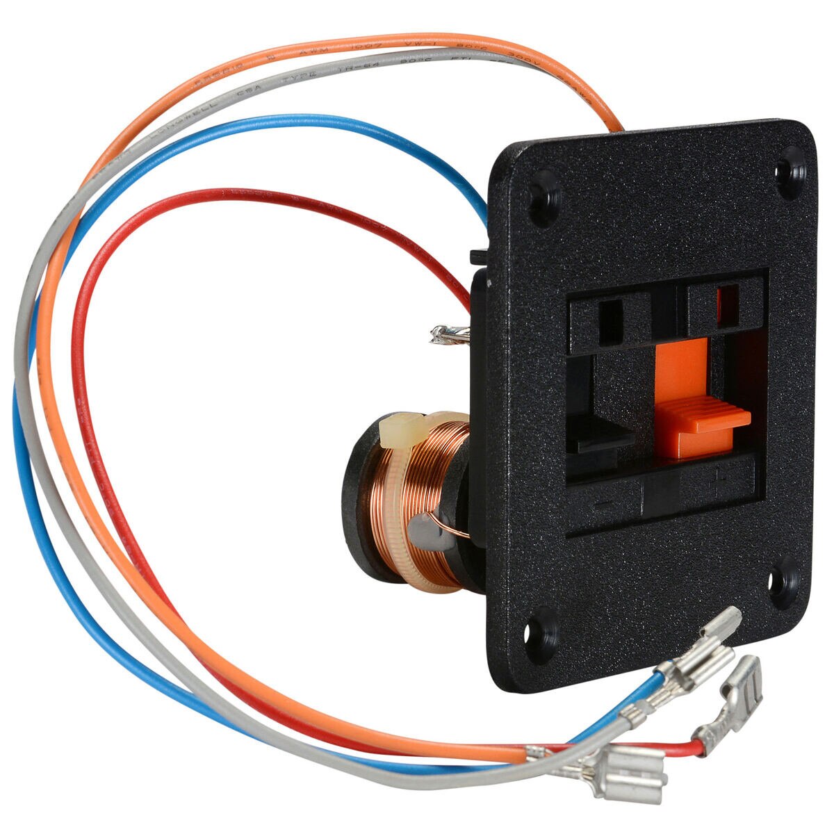 Speaker Wire Terminal Plate with 550 Hz Low Pass Filter